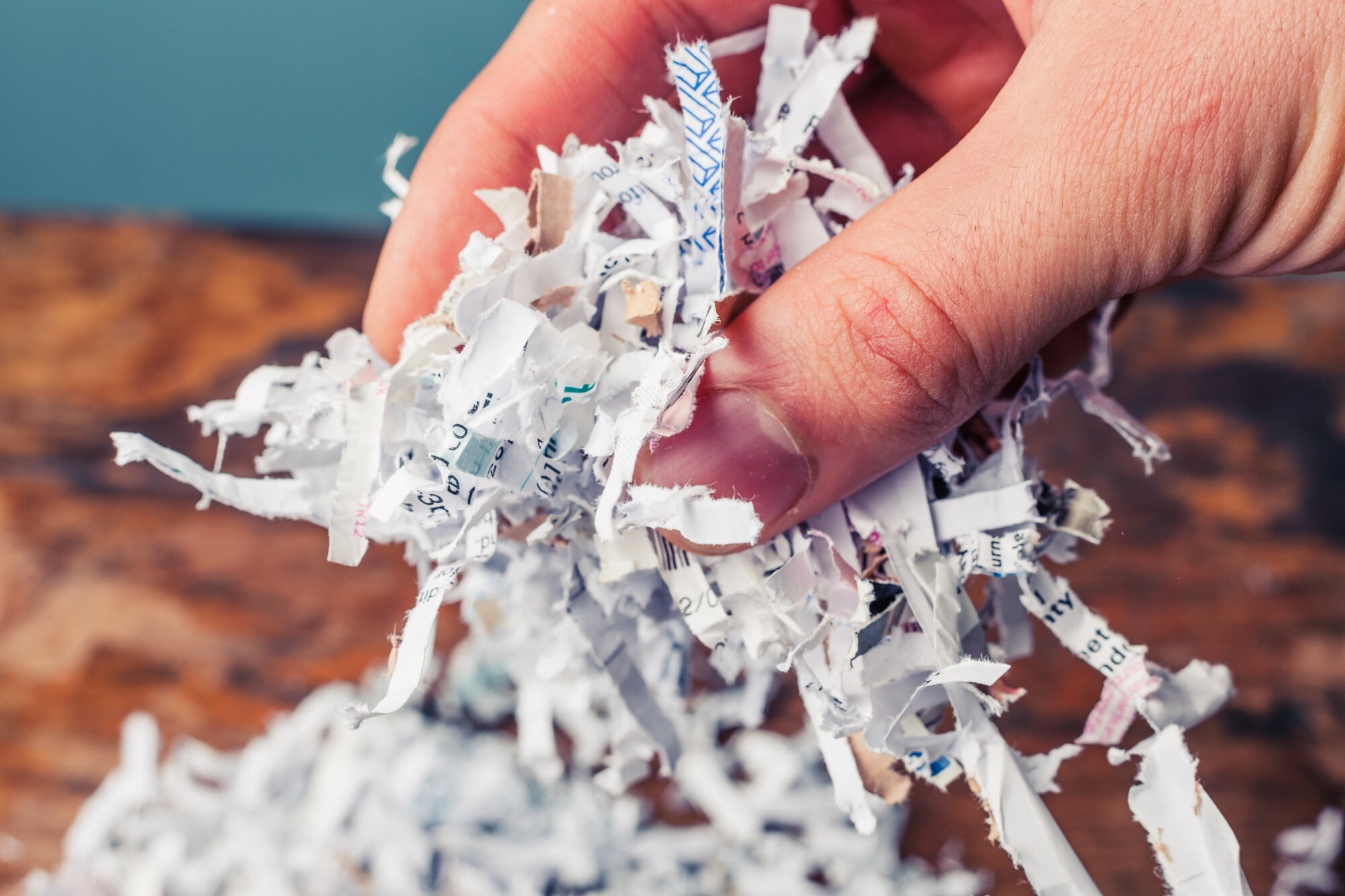 shred personal documents